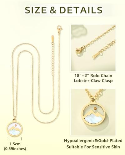 Happy 11th 13th 14th 16th Birthday Gifts Gold Moving Mountains Mustard Seed Necklace For Women Girls