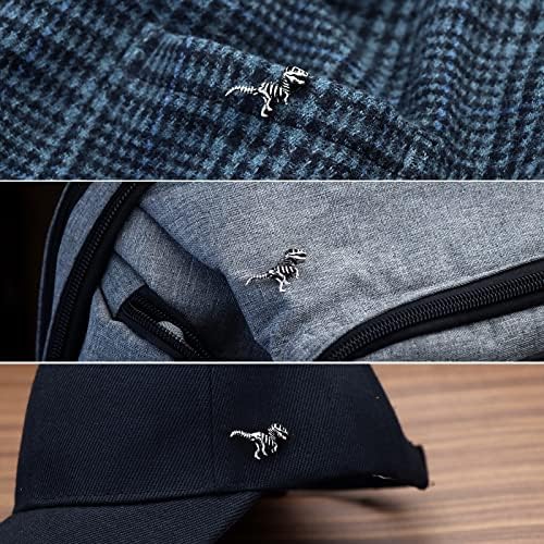 HAWSON Novelty Enamel Pins For Clothing Backpack Decoration Gift Funny Laple Pin For Teen Boy And Girl Metal Brooch Suit Stud (3D Dinosaur)