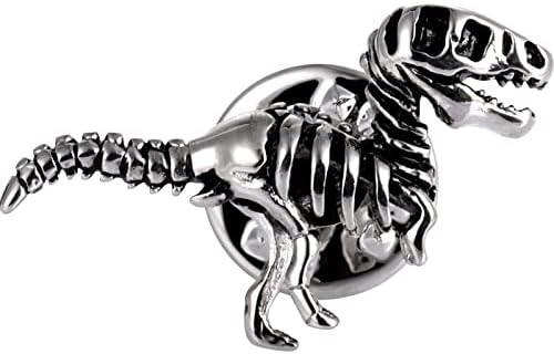 HAWSON Novelty Enamel Pins for Clothing Backpack Decoration Gift Funny Laple Pin for Teen Boy and Girl Metal Brooch Suit Stud (3D Dinosaur)