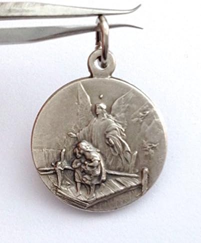 I G J The Saint Guardian Angel Medal - The Patron Saints Medals