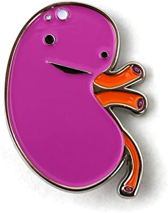 I Heart Guts Kidney Enamel Pin – Kidney Surgery Recovery Renal Health Awareness Dialysis & Transplant Support Nephrologist Gift CKD Awareness Kidney Disease Fighter Get Well Present