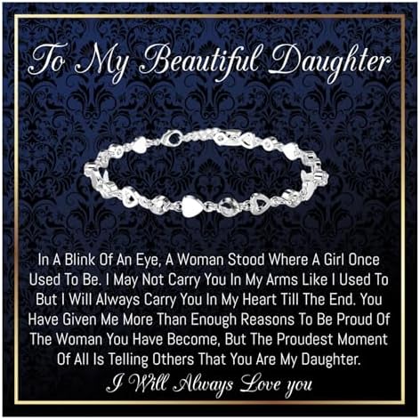 I Love You Bracelet - Daughter Gift Birthday Gift