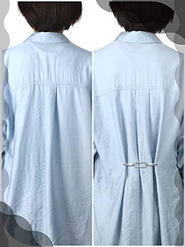 Jetec 3 Pcs Vintage Sweater Clips Shirt Dress Cinch Clips Cardigan Shawl Brooches Waist Cincher Decor For Women