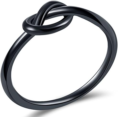 Jude Jewelers Size 3-13 Stainless Steel Simple Love Knot Celtic Promise Anniversary Statement Ring