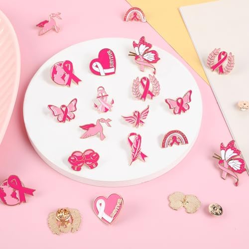 JUNEBRUSHS 36pcs Enamel Pins Bulk For Party Favors Women Girls Clothes Decor Accessories