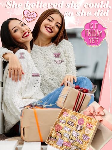 Kacctyen 23 Pcs Enamel Pins Bulk Inspirational Lapel Pin Alloy Brooches Backpack Badges Brooch Employee Of The Month Lapel Decor For Backpacks Jackets Hats Kids Girls