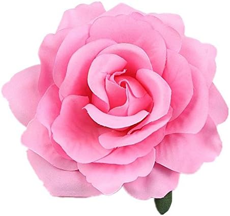 Lovefairy Beautiful Rose Flower Hair Clip Pin up Flower Brooch for Party Travel Festivals