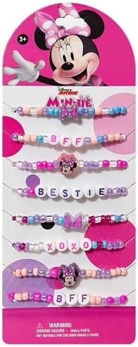 LUV HER Kids Jewelry – 8 Pack Beaded Friendship Bracelets – Lightweight Colorful Fun for Girls Ages 3+ – Gift-Ready BFF Theme
