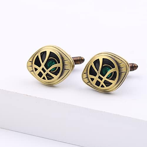 MANYEER Dr Strange Cufflinks Eye Of Agamotto Cufflinks Dress Shirt Cufflinks
