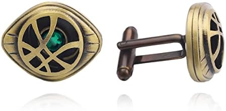 MANYEER Dr Strange Cufflinks Eye Of Agamotto Cufflinks dress shirt Cufflinks