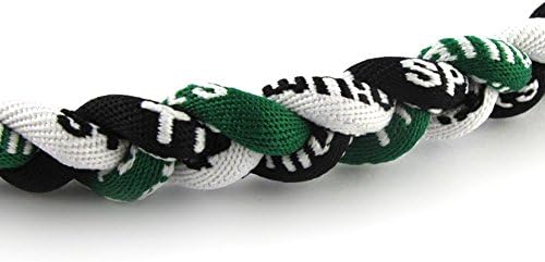 MapofBeauty 18 Inch Three Colors Fashion Three Braided Rope Tornado Necklace