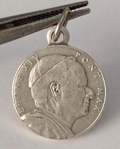 MEDAL OF POPE LEO XIV° (POPE PREVOST) / SAINT PETER' S SQUARE IN ROME - 100% MADE IN ITALY