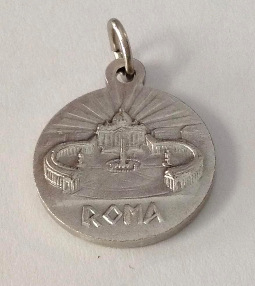 MEDAL OF POPE LEO XIV° (POPE PREVOST) / SAINT PETER' S SQUARE IN ROME - 100% MADE IN ITALY