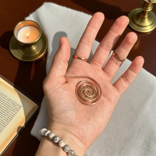 Metal Palm Ring Reiki Spiral Hand Rings For Meditation & Energy Healing For Meditation Chakra Healing Manifestation Breathwork & Energy Alignment For Women & Men