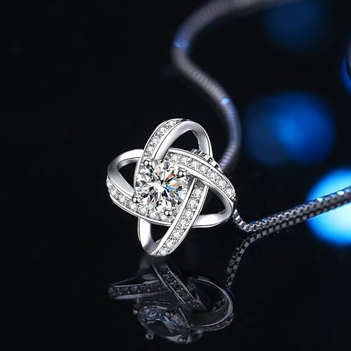 Mother In Law Necklace 925 Sterling Silver Mother In Law Christmas Gifts Mothers Day Gifts For Mother In Law With Message Card &Gift Box