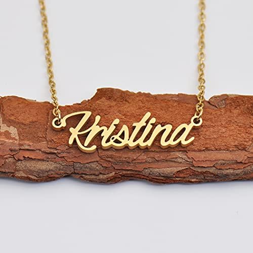 Name Tag Necklaces For Her His Friends Familys Relationship Memory Jewelry Gift