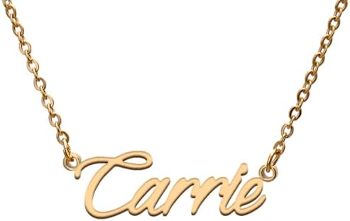 Name Tag Necklaces for Her His Friends Familys Relationship Memory Jewelry Gift