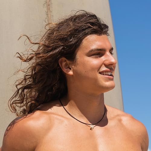 Natural Shark Tooth Necklace For Men Genuine Fossil Shark Teeth Cool Sharktooth Beach Necklaces For Women Beachy Surfer Choker Jewelry