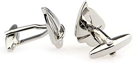 Nautical Sailing Sailboat Silver Cufflinks