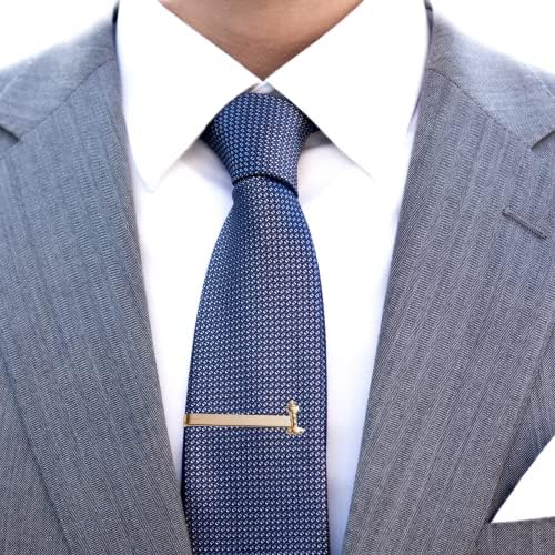 Needzo First Communion Tie Clips For Boys Chalice And Host Clip On Accessory For Neck Ties Religious Gifts 1.75 Inches