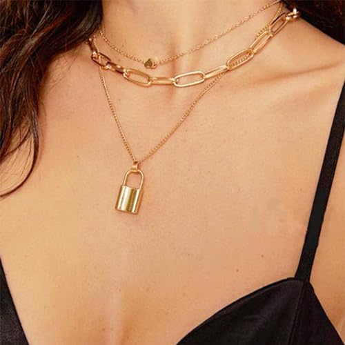 NEWITIN 69 Pieces Gold Jewelry Set For Women Fashion Costume Jewelry Gold Plated Necklace Bracelet Earrings Set For Women