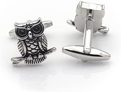 Owl Cufflinks Unique Wise Tootsie Pop Licks Wedding Cuff Links