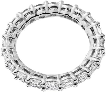 PAVOI 14K Gold Plated Rings With Cubic Zirconia Love - 4mm Stackable For Women - Gold Rings