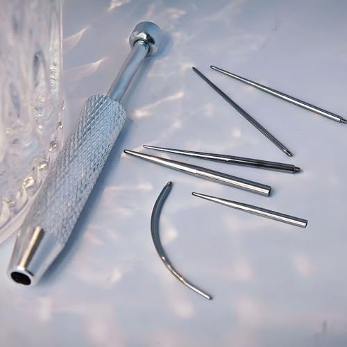 Piercing Ball Grabber Tool And Piercing Taper 16G 18G 14G For Flat Back Threader Earring Insertion Stainless Steel Piercing Tool Kit