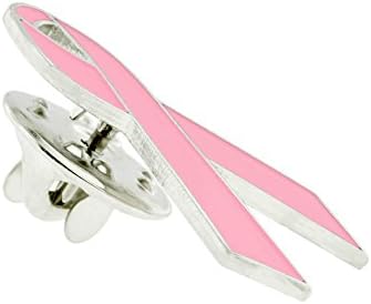 PinMart Awareness Enamel Lapel Pin – Nickel And Gold Plated Ribbon Pin – Prevention And Awareness Ribbon – Jewelry Brooch With Secure Clutch Back