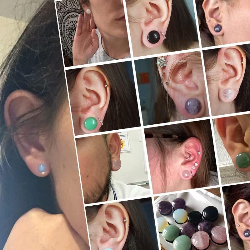 PunkTracker 6 对 4g-11/16 英寸多石单喇叭耳塞 带硅胶 O 形环扩展规格