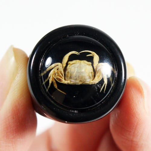 REALBUG Crab Black Ring Size 8