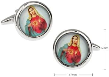 Religion Catholic Church Virgin Mary Cufflinks Cuff Links