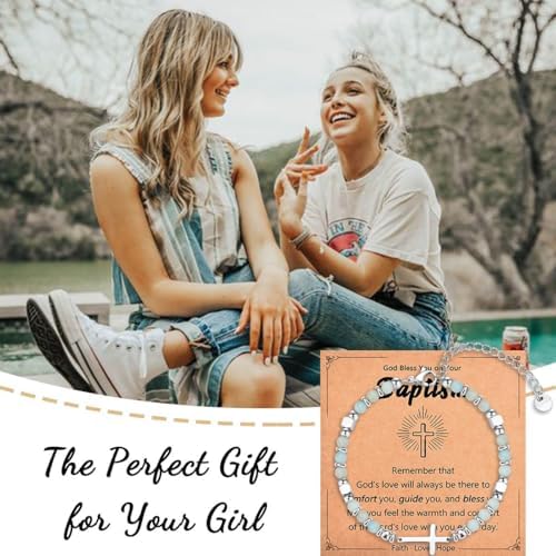 Religious Cross Bracelet For Women Girls Christian Gifts For Daughter Granddaughter Sister In Christ Friend Niece On Birthday Christmas Easter Valentines Day Graduation