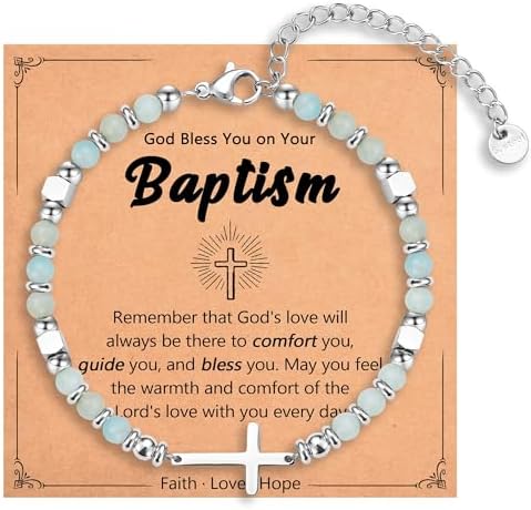 Religious Cross Bracelet for Women Girls Christian Gifts for Daughter Granddaughter Sister in Christ Friend Niece on Birthday Christmas Easter Valentines Day Graduation