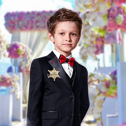 Ring Security Badge Metal Brooch Ring Bearer Gift Wedding Accessories Keepsake For Party Rehearsal Boys Youngs Kids Wedding Souvenirs (1)