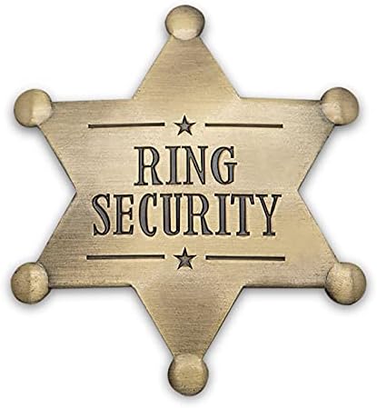 Ring Security Badge Metal Brooch Ring Bearer Gift Wedding Accessories Keepsake for Party Rehearsal boys Youngs Kids Wedding Souvenirs (1) Ring Security Badge Metal Brooch Ring Bearer Gift Wedding Accessories Keepsake for Party Rehearsal boys Youngs Kids Wedding Souvenirs (1)