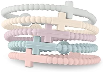 Ryan & Rose Jesus Bracelets - Cross Silicone Bracelet