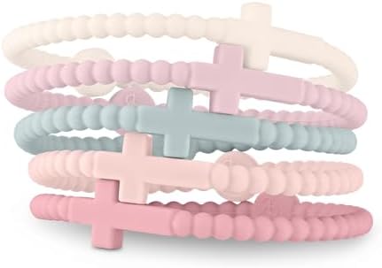 Ryan & Rose Jesus Bracelets - Cross Silicone Bracelet