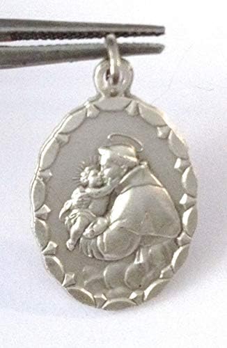 SAINT ANTHONY OF PADUA WITH JESUS CHILD MEDAL - 100% MADE IN ITALY - THE PATRON SAINTS MEDALS