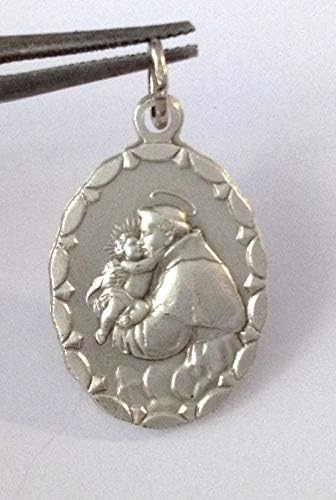 SAINT ANTHONY OF PADUA WITH JESUS CHILD MEDAL - 100% MADE IN ITALY - THE PATRON SAINTS MEDALS