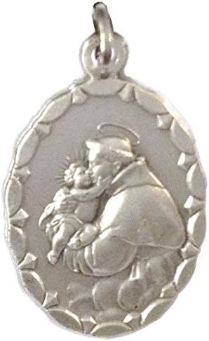 SAINT ANTHONY OF PADUA WITH JESUS CHILD MEDAL - 100% MADE IN ITALY - THE PATRON SAINTS MEDALS