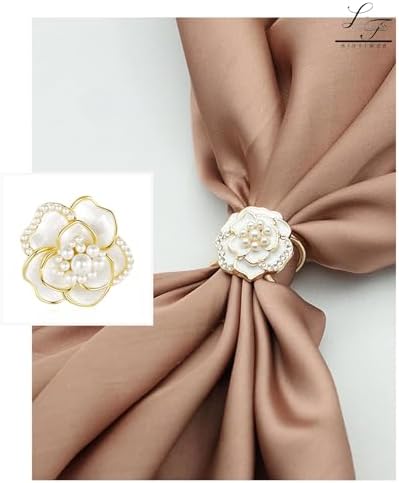 Scarf Rings Buckle And Slides For Women Scarves Pin Tshirt Ties Clip For The Side 3CP