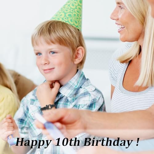 Sereney 9 10 11 12 13 15 16 18 21 30 40 50 60 Year Old Birthday Gifts For Him Boys Handmade Triple Protection ID Bracelets As Adjustable National Boyfriend Day Bracelets For Boys Son Grandson Dad Man