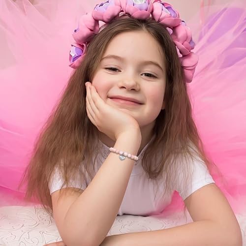 Sereney Birthday Gifts For Girls Beaded Bracelets As 1 3 4 5 6 7 8 9 10 11 12 13 15 16 Year Old Birthday Gift Adjustable Stone/Pearl Bracelet As Happy Birthday Gifts For Daughter Granddaughter Niece