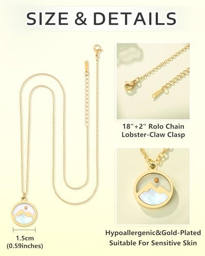 Silver/Gold Moving Mountains-Mustard Seed Faith Necklace For Women Teens