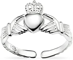 SILVERLINE JEWELRY - 925 纯银经典爱尔兰克拉达开口可调节趾环 金属 未知