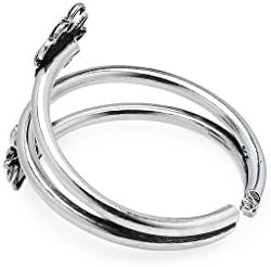 Silverline Jewelry 925 Sterling Silver Toe Ring Butterfly Wrap Adjustable Band Ring