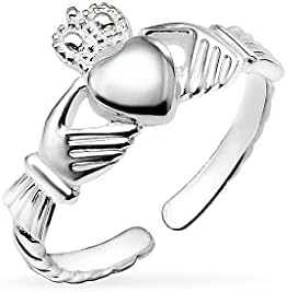 SILVERLINE JEWELRY - 925 纯银经典爱尔兰克拉达开口可调节趾环 金属 未知