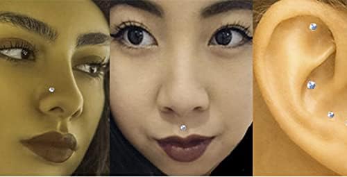 Small 2mm Height Magnetic Nose Stud