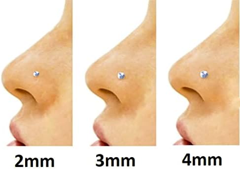 Small 2mm Height Magnetic Nose Stud